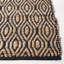 Tapis en jute / coton tissé à la main Arria Cape Cod - noir / naturel-1367022070