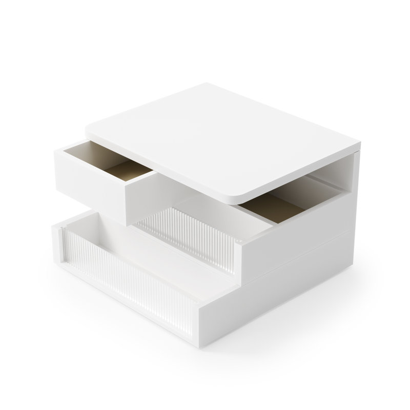  Boîte de rangement Malibu - blanc, White