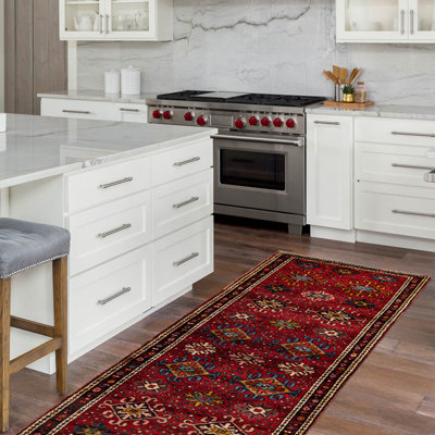 Konya Anatolian Red Rug 3'4" x 10'4"