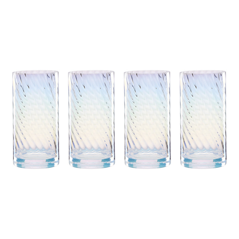 Lenox Tuscany Classics Iridescent Hiballs, Set of 4