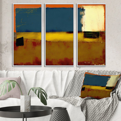«Blue Sky Above Redend Point VII», reproduction sur toile 3 pièces