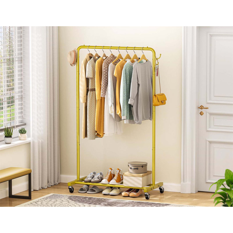 Bonville 80cm Clothing Rack, Gold