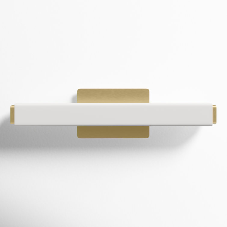 Erby Single Light Glass Aluminum Dimmable LED Flush Mounted Sconce
