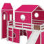 Lit mezzanine simple avec glissade et tour-118020720