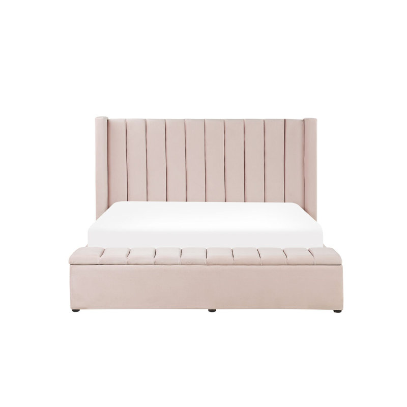 Lila Upholstered Storage Bed, European Kingsize (160 x 200cm)