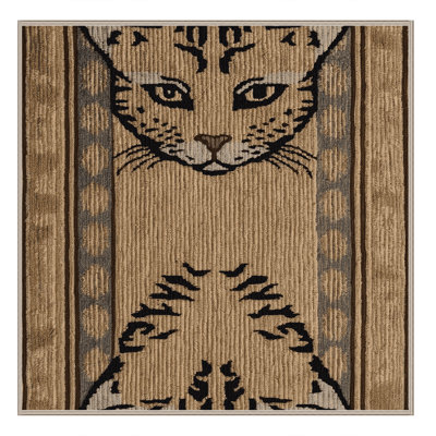 Washable Margay Big Cats Area Rug