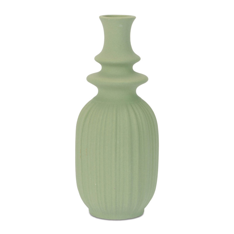 Vase en grès nervuré (ensemble de 2)