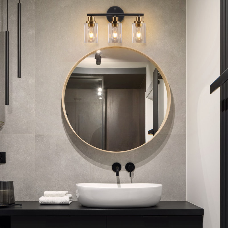Snellville 3 - Light Dimmable Vanity Light, Gold/Matte Black