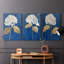 Floral Study Series XXIX - Ensemble de toiles tendues avec châssis Premium - Prêt à être accroché-102399819