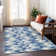 Washable Abstract Indoor / Outdoor Rug