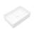 19.63"x13.69" White Ceramic Rectangular Bathroom Sink