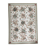 Hand-Knotted High-Quality Ivory and Beige Area Rug