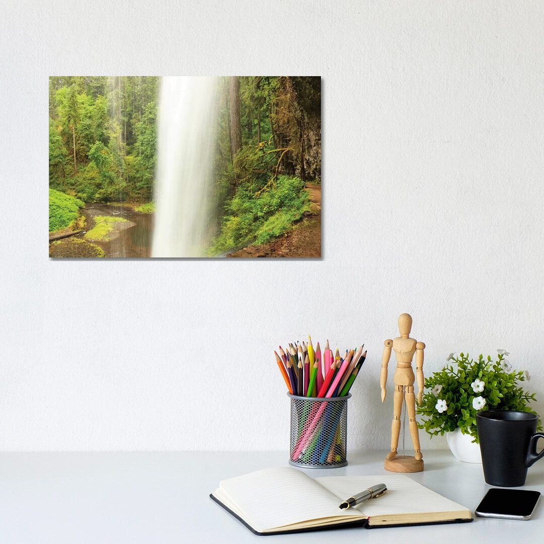 Trail Of Ten Falls, Silver Falls State Park, Near Silverton, Oregon von Stuart Westmorland - Gallery-Wrapped Canvas Gicl...