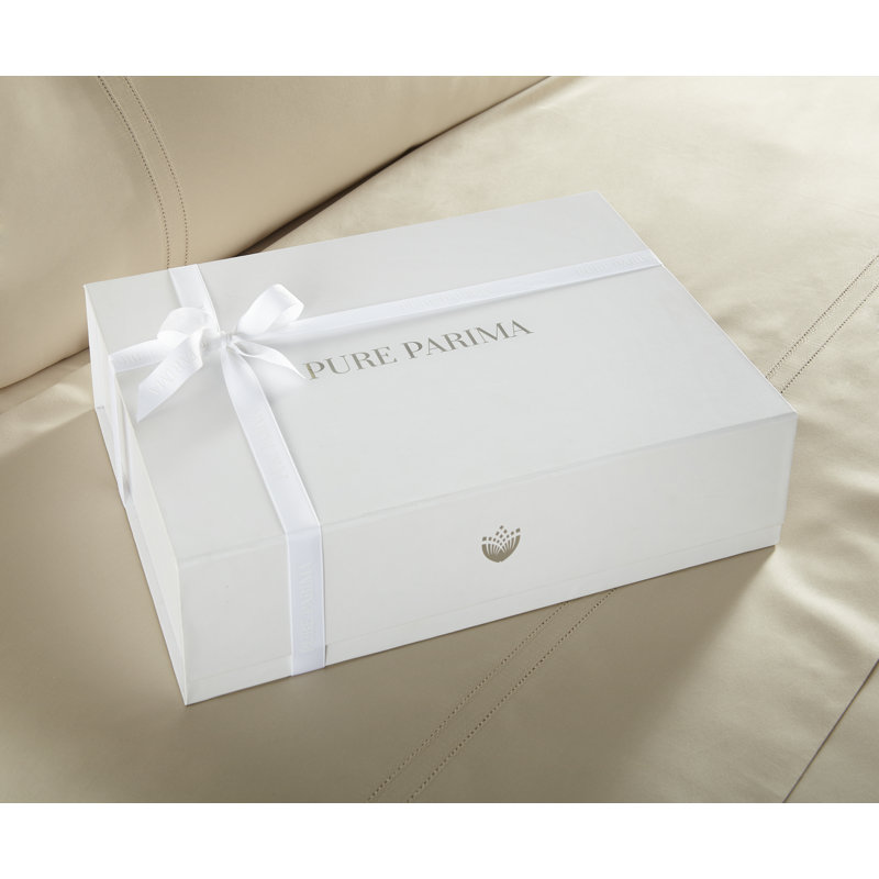 Yalda Egyptian Certified Cotton Modern 3 Piece Duvet Cover Set, Queen Duvet Cover + 2 Standard Sham, Tan