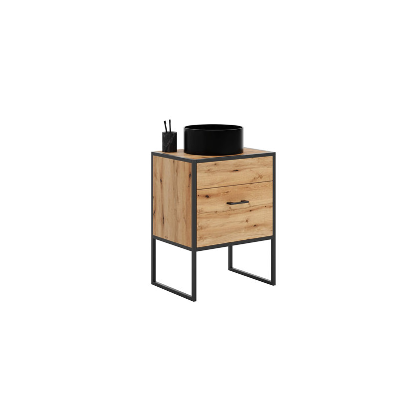 Metal Freestanding Bathroom Storage Furniture Set