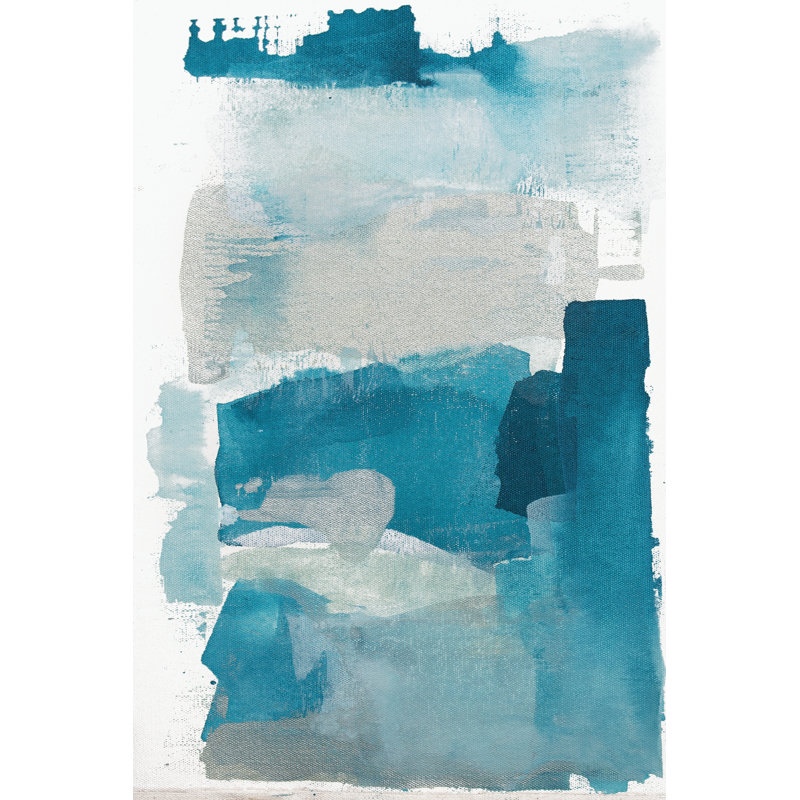 Seaglass IV - Wrapped Canvas Painting, 76cm H x 51cm W