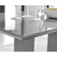Edzard Double Pedestal High Gloss Dining Table Set with 6 Luxury Faux Leather Dining Chairs-2005425212