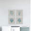 Coral Group Quadrupych - ensemble de 4 reproductions d'art encadrées-27007718
