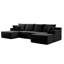 Canapé surdimensionné sans nuage 131 po avec 2 repose-pieds Cloud-976376389