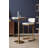 Chet Round Marble Top Metal Base Dining Table