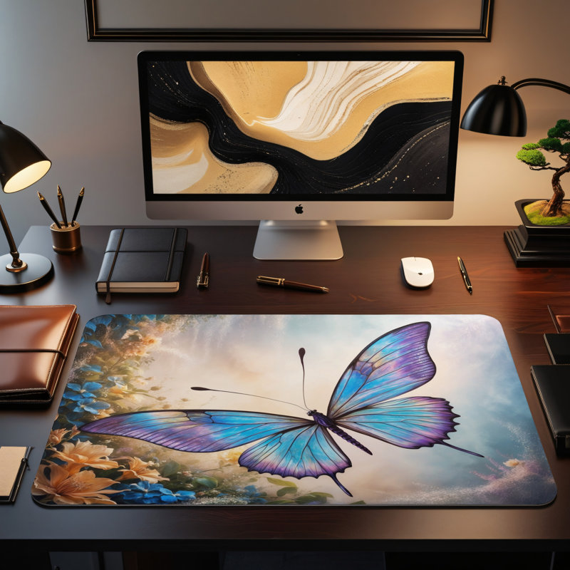 Polyester Desk Pad, 31.5x15.5