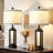 Tatyanna 25.5" Industrial Modern USB Table Lamp Set with Night Light, Built-in Outlet-625921702