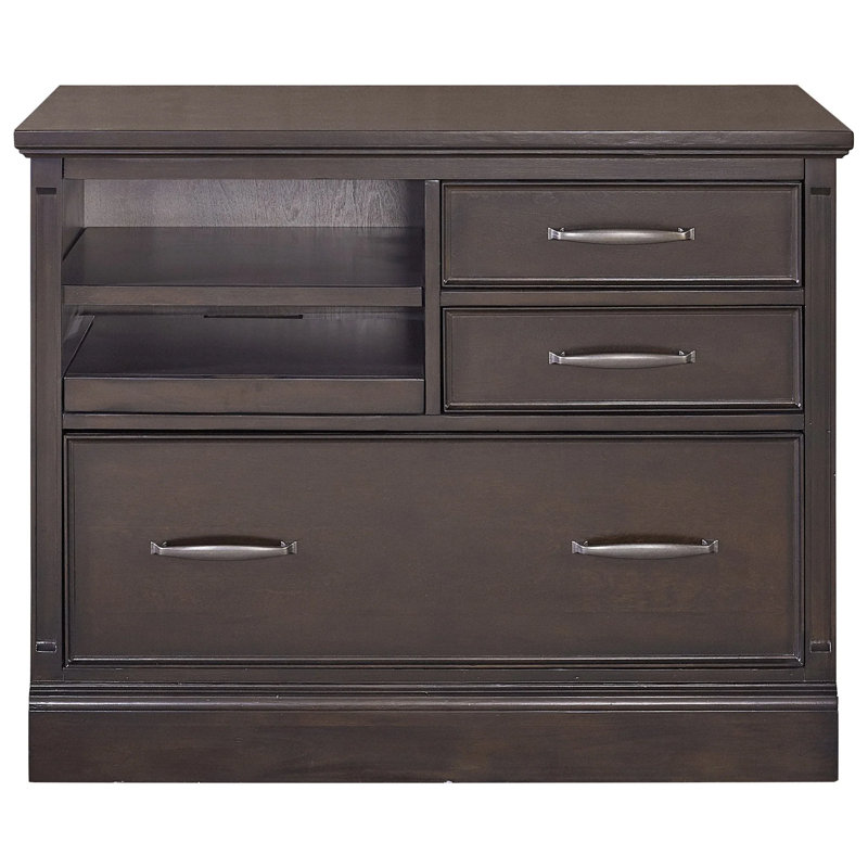 Amardo 40 " Wide 3 Filing Cabinet, Brown