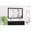 Miroir de salle de bain rectangulaire surdimensionné avec cadre en aluminium pour plusieurs pièces-1209498700