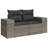  Garden Sofa Set Grey