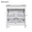 Ensemble de meuble-lavabo moderne 60 po blanc avec lavabos doubles (séparés), lavabos doubles en céramique, tablette réglable, portes à fermeture en douceur et tiroir rabattable-1471855694-1471855697