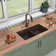 33" x 20-1/2" x 9-1/2" Undermount Kitchen Sink with Faucet