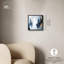 «Art Remedy», toile abstraite grise sur fond dynamique, Indigo I-111131684-111131699