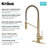 KRAUS Oletto Commercial Style Single Handle Pull Down Kitchen Faucet with QuickDock Top Mount Installation Assembly-1707868650