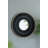 Round Carter Wooden Mirror With Gold Iron Frame