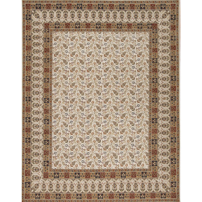 Cote D'Azure Hand Knotted Wool Ivory Area Rug