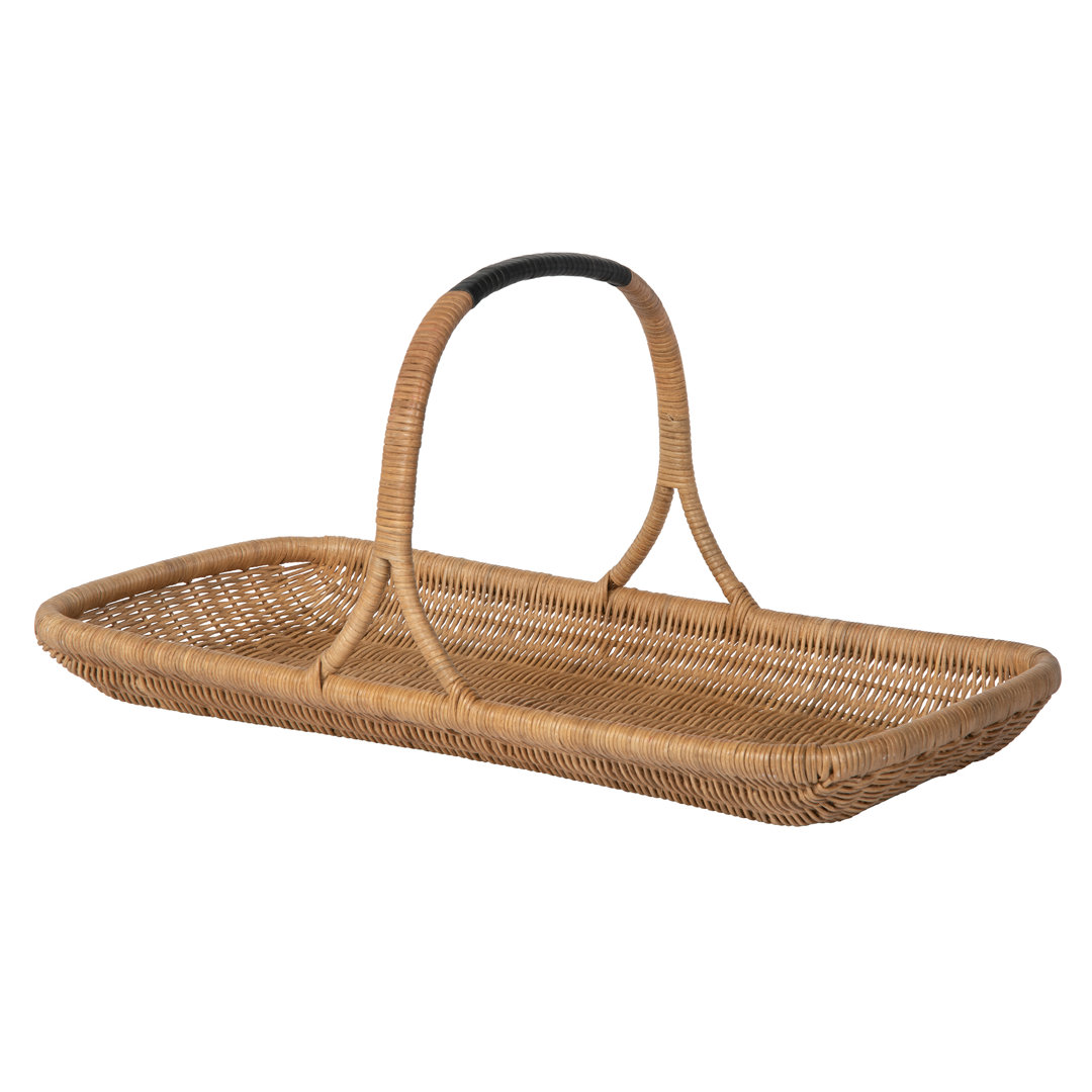Beachcrest Home™ Folsom Wicker Basket Beachcrest Home™ 