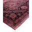 Tapis mauve en laine noué à la main moderne 8 pi 3 po x 10 pi 2 po Copes