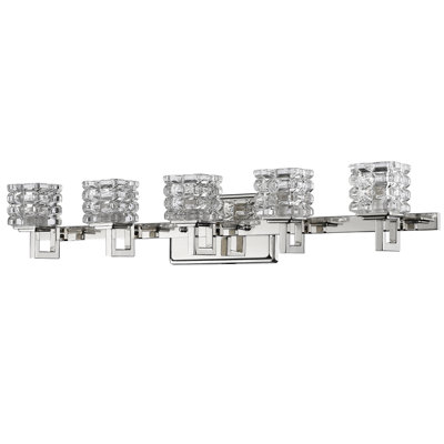 Éclairage pour meuble-lavabo 5 lumières Keffer