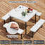 Ensemble de table de pique-nique pour 4-8 personnes avec trou de parasol-537060137