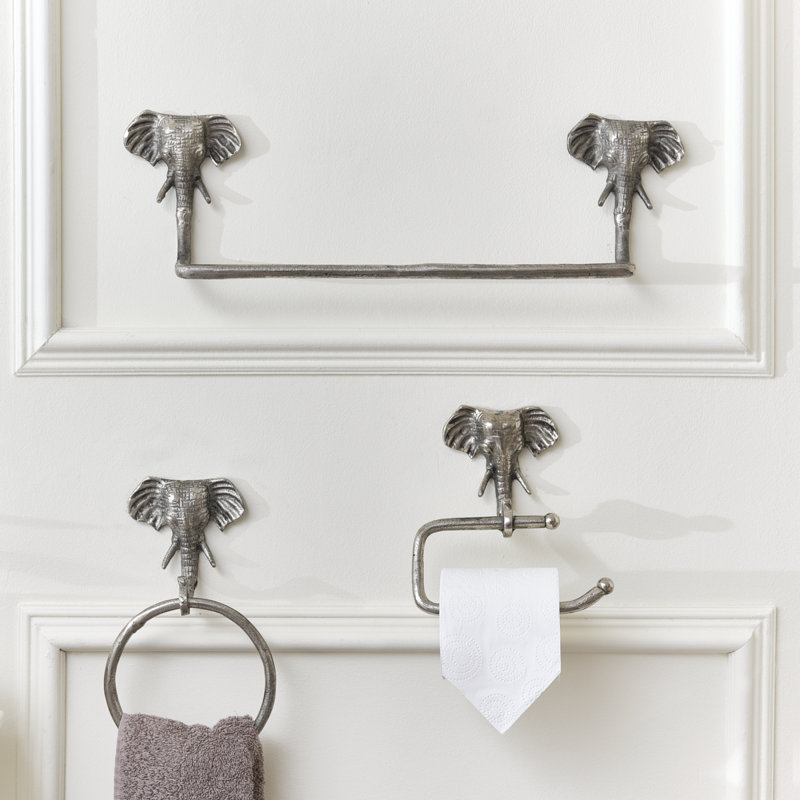 Sapin Wall Mounted Toilet Paper Holder, Silver