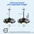 20" Outdoor Waterproof Caged Ceiling Fan with Lights, Plug-in Gazebo Fan for Patio & Porch