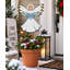 Ensemble de 3 panneaux de jardin représentant des anges de Noël - Décoration extérieure de Noël, Décoration des fêtes