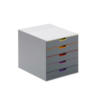 5 Drawer Unit Desktop Drawer Set 28 x 29 x 36 cm
