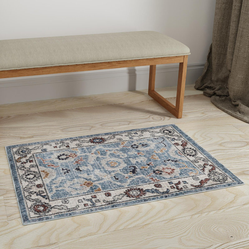Erica Floral Indoor Rug, Rectangle 2' x 3'