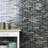 Amber Iridescent 12.59 in. x 12.67 in. Polished Glass Wall Mosaic Tile (1.1 Sq. Ft. / Each)-72022089