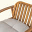 Fauteuil club avec coussin, ensemble de 2