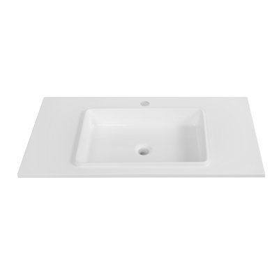 Plateau de meuble-lavabo 35,4 po