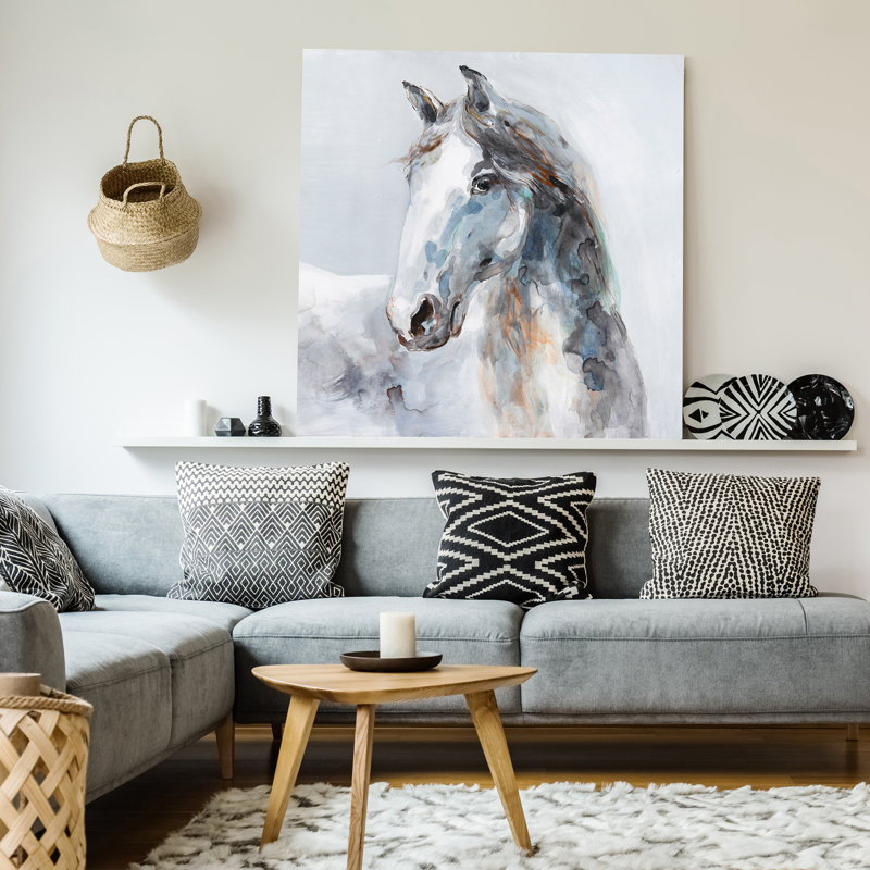 Impression sur toile tendue, H 40 po x l 40 po x P 1,5 po