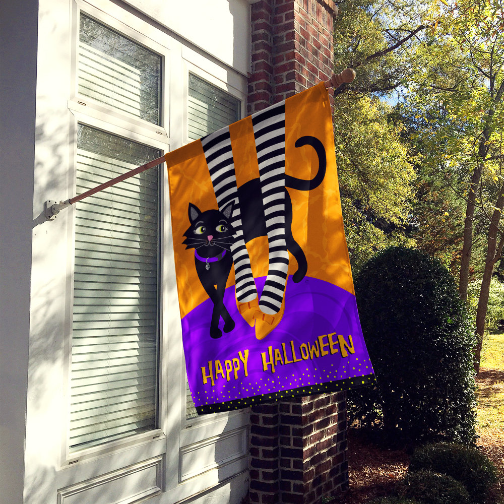 Halloween Double Sided 40'' H x 28'' W Polyester Animal House Flag Caroline's Treasures