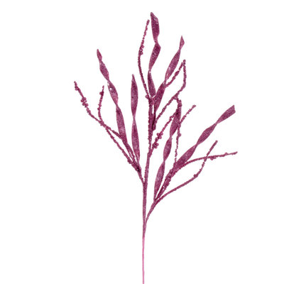 Wavy Glitter Floral Stems